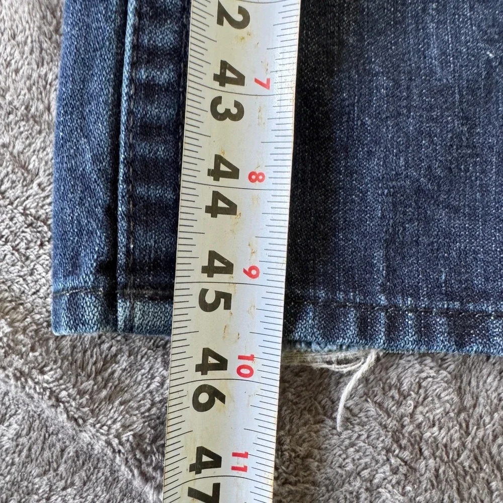 True Religion Ricky Super T Mens Jeans Size 40 Dark Wash Straight Flap Pocket